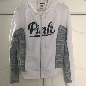 Victoria Secret Pink Track Zip-Up Sweatshirt